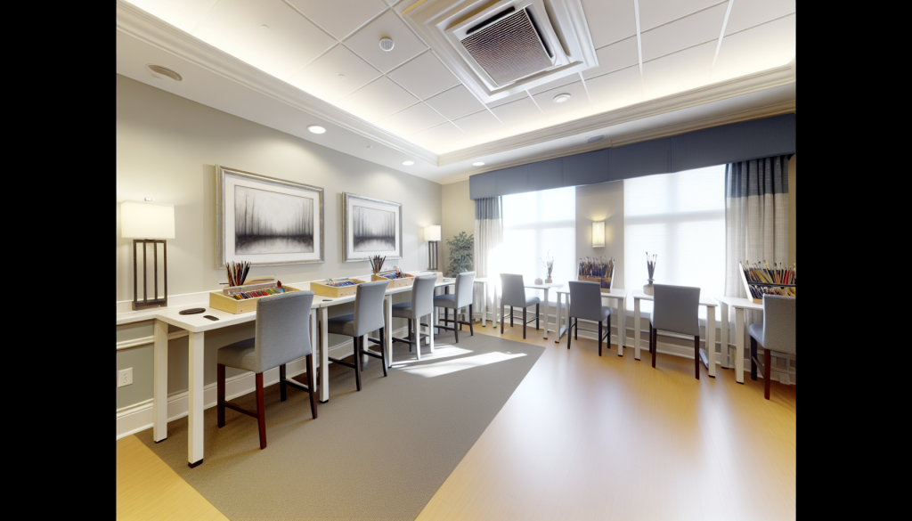 Aged Care Facility - Art Room Cleaning Standard