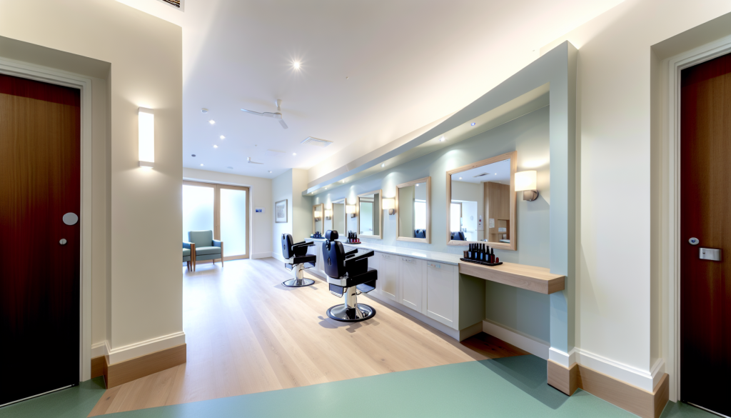 Aged Care Facility - Barber Shop Cleaning Standard