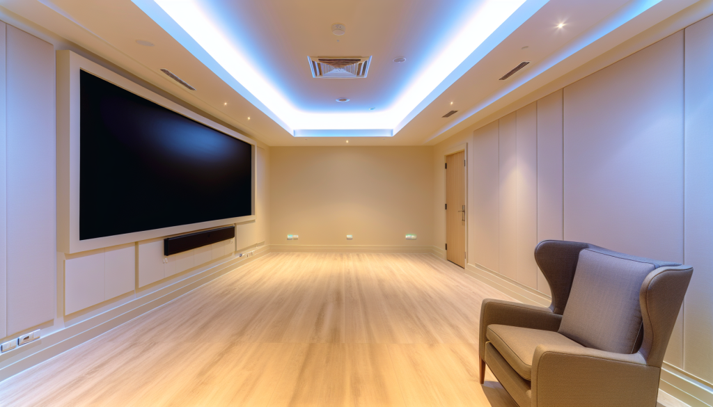 Aged Care Facility - Cinema Room Cleaning Standard