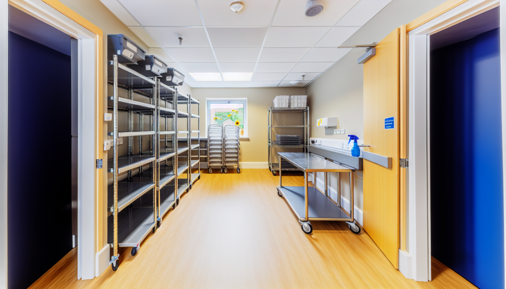 Aged Care Facility - Equipment Store Cleaning Standard