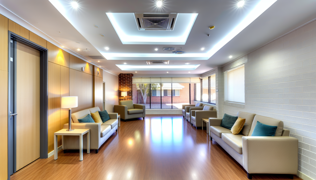 Aged Care Facility - Lounge Room Cleaning Standard