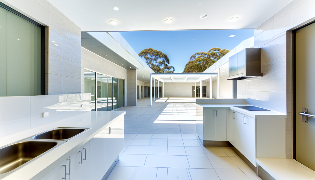 Aged Care Facility - Outdoor Kitchen Cleaning Standard