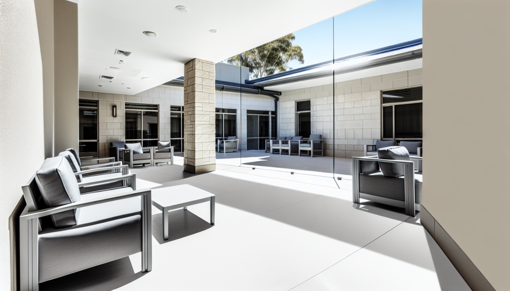 Aged Care Facility - Outdoor Seating Cleaning Standard