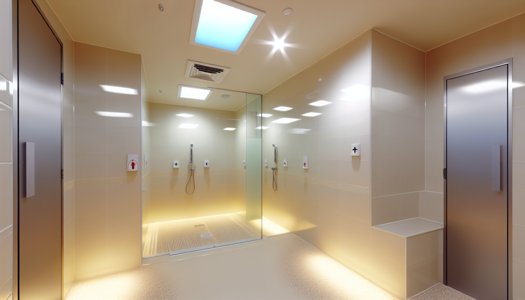 Aged Care Facility - Shower Room Cleaning Standard