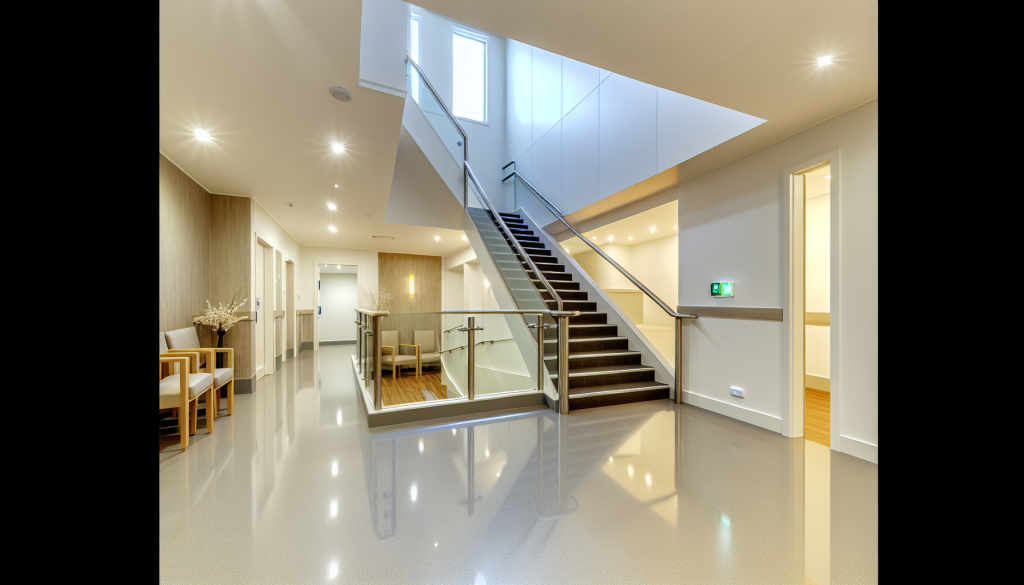 Aged Care Facility - Stairwell Cleaning Standard