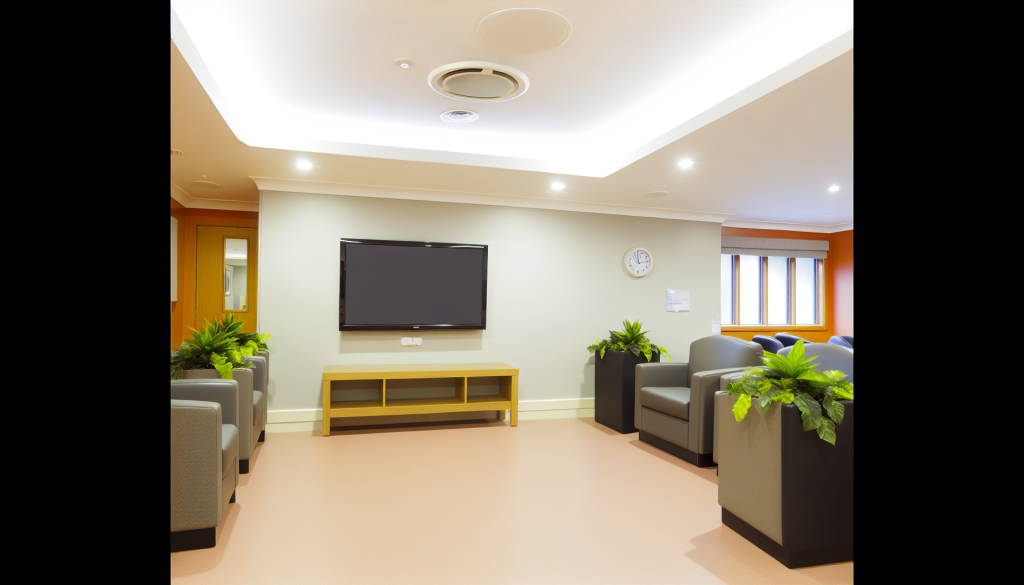 Aged Care Facility - TV Room Cleaning Standard