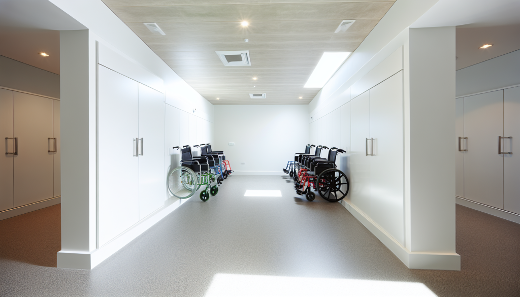 Aged Care Facility - Wheelchair Store Cleaning Standard