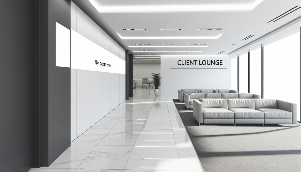 Commercial Office - Client Lounge Cleaning Standard