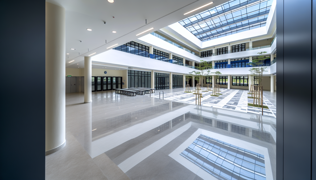 Education Facility - Courtyard Cleaning Standard