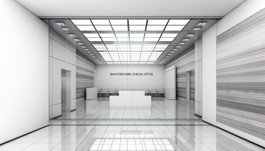 Government Building - Background Check Cleaning Standard