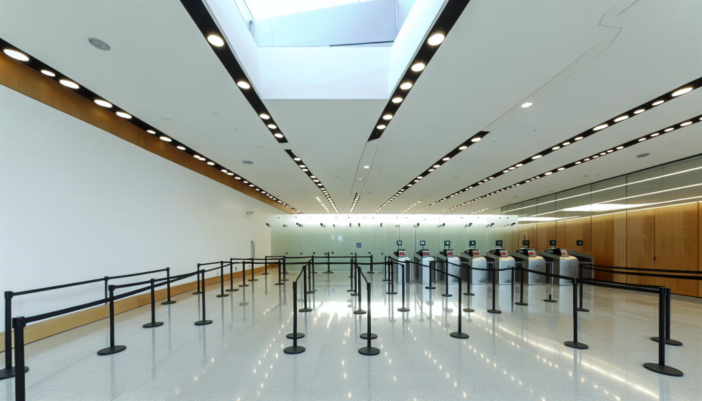 Government Building - Queue Area Cleaning Standard