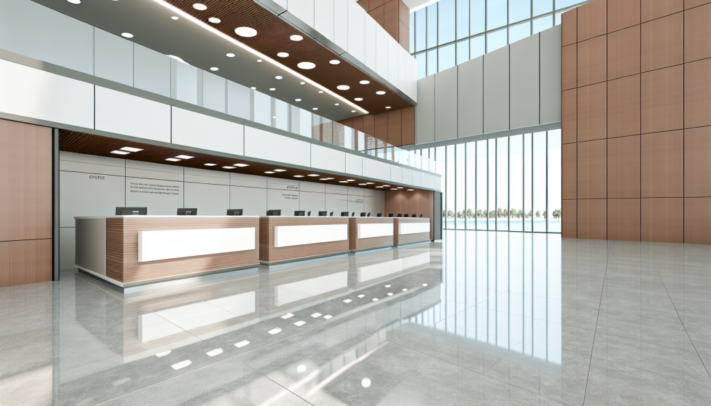 Government Building - Service Counter Cleaning Standard