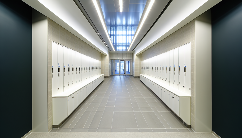 Government Building - Staff Lockers Cleaning Standard