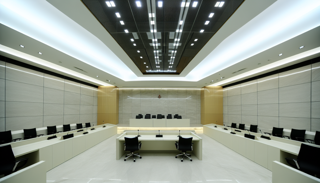 Government Building - Tribunal Room Cleaning Standard